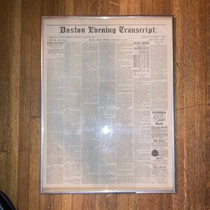 📰 Boston Evening Transcript Valley Forge Authenticated Late 1800s Newspaper 🗞